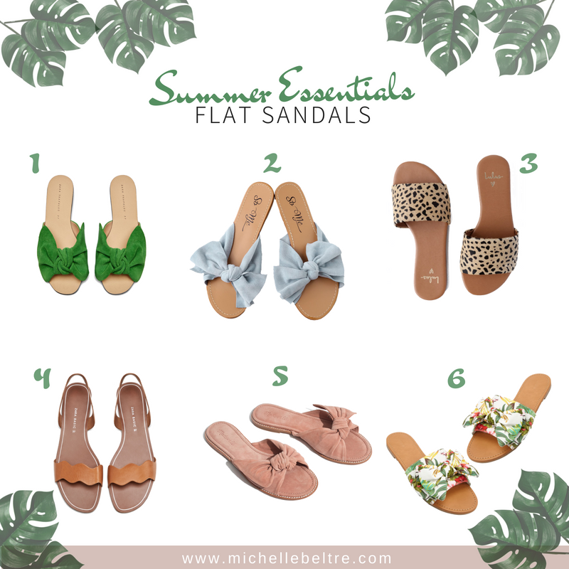 summer-flat-sandals-essentials-2018